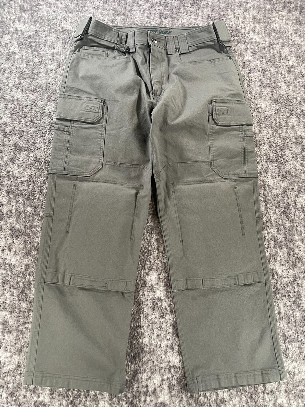 Duluth Trading Men 36X30 Fit 34X29 Flex Firehose Double Knee Ultimate Cargo Pant